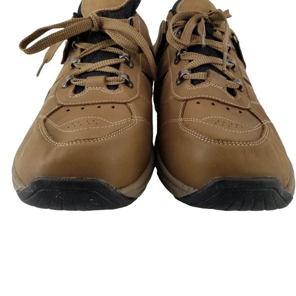 Bio Fit Ortho Feet Walking Shoe Brown 14 Leather Comfort XX Wide Adjustable Lace - Picture 4 of 14